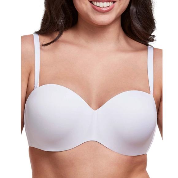 36DD Maidenform Bra Strapless Option No Slip Full Coverage Smooths Underwire NEW - Picture 1 of 13